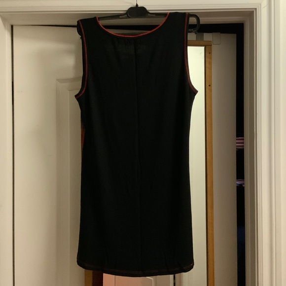 Vanilla Sugar Abstract Beaded Long Stretchy Tank Top (M) - Picture 2 of 7